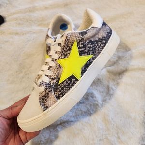 Time and Tru Snake Print Sneakers